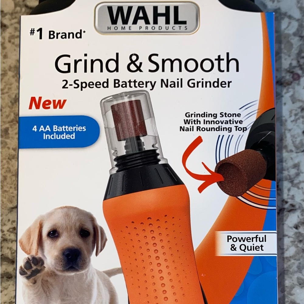 Wahl Grind & Smooth Battery Dog & Cat Nail Grinder